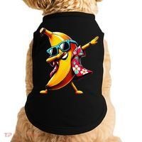 Dabbing Banana Wearing Sunglasses Dab Dance Doggie Tank thumb 0