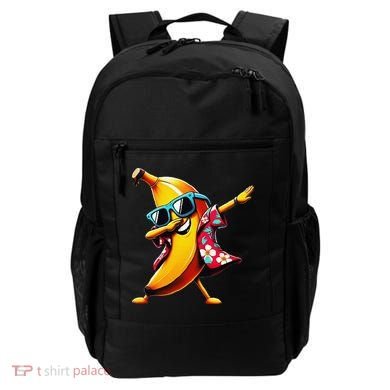 Dabbing Banana Wearing Sunglasses Dab Dance Backpack