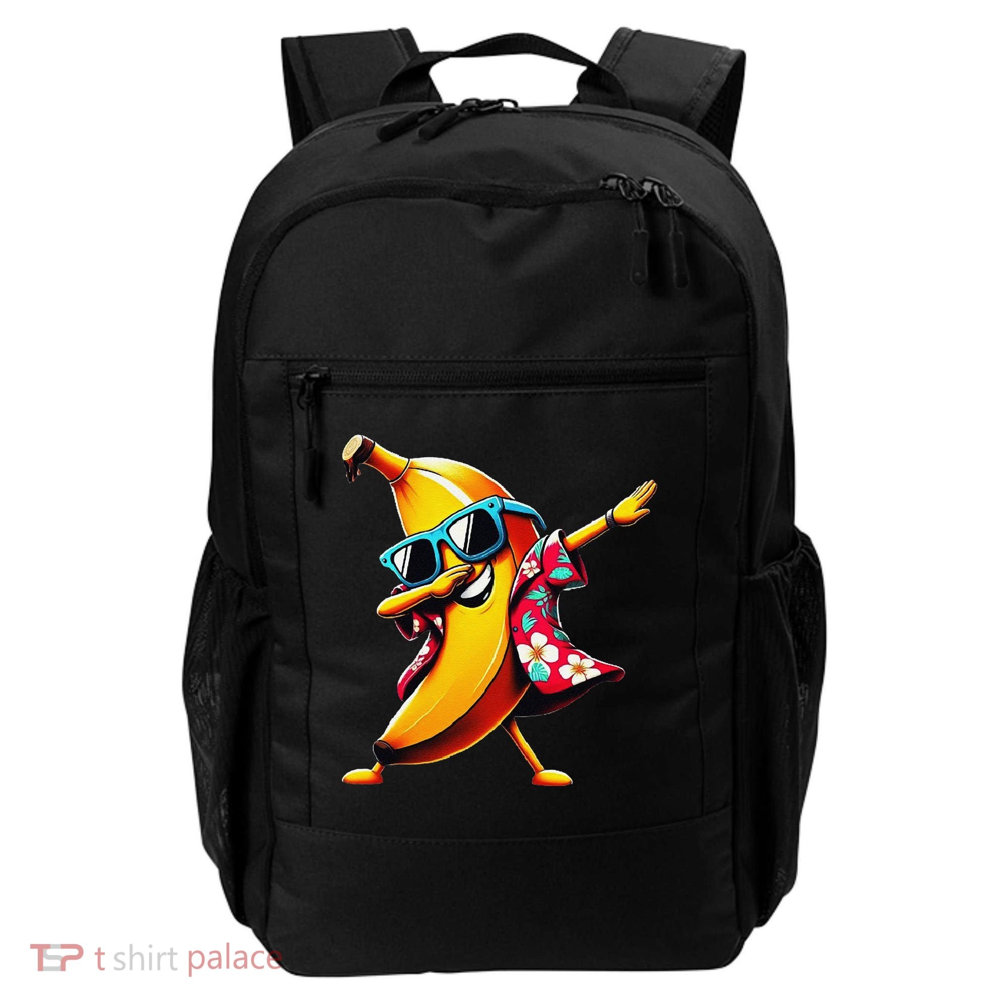 Dabbing Banana Wearing Sunglasses Dab Dance Backpack