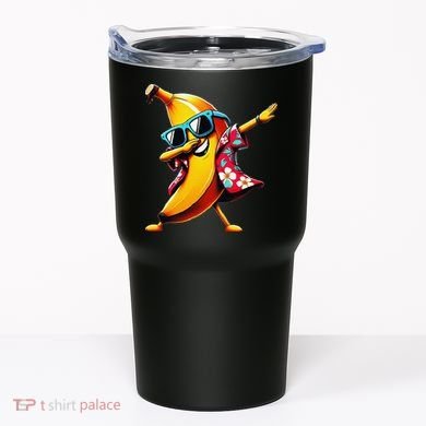 Dabbing Banana Wearing Sunglasses Dab Dance Tumbler