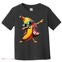 Dabbing Banana Wearing Sunglasses Dab Dance Toddler T-Shirt thumb 0