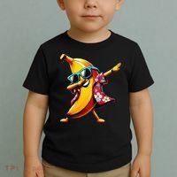 Dabbing Banana Wearing Sunglasses Dab Dance Toddler T-Shirt thumb 2
