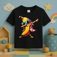 Dabbing Banana Wearing Sunglasses Dab Dance Toddler T-Shirt thumb 3