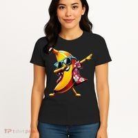 Dabbing Banana Wearing Sunglasses Dab Dance Women's T-Shirt thumb 4