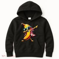 Dabbing Banana Wearing Sunglasses Dab Dance Kids Hoodie thumb 0