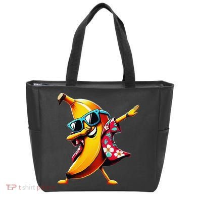Dabbing Banana Wearing Sunglasses Dab Dance Tote Bag
