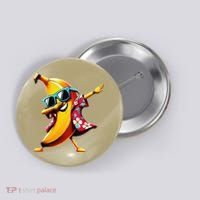Dabbing Banana Wearing Sunglasses Dab Dance Button thumb 0