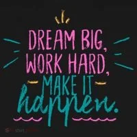 Dream Big Work Hard Make It Happen Quote Doggie Tank thumb 4