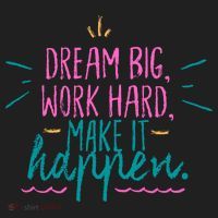 Dream Big Work Hard Make It Happen Quote Beanie thumb 2