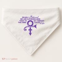Dearly Beloved We Are Gathered Here Today To Get Through USA-Made Doggie Bandana thumb 0