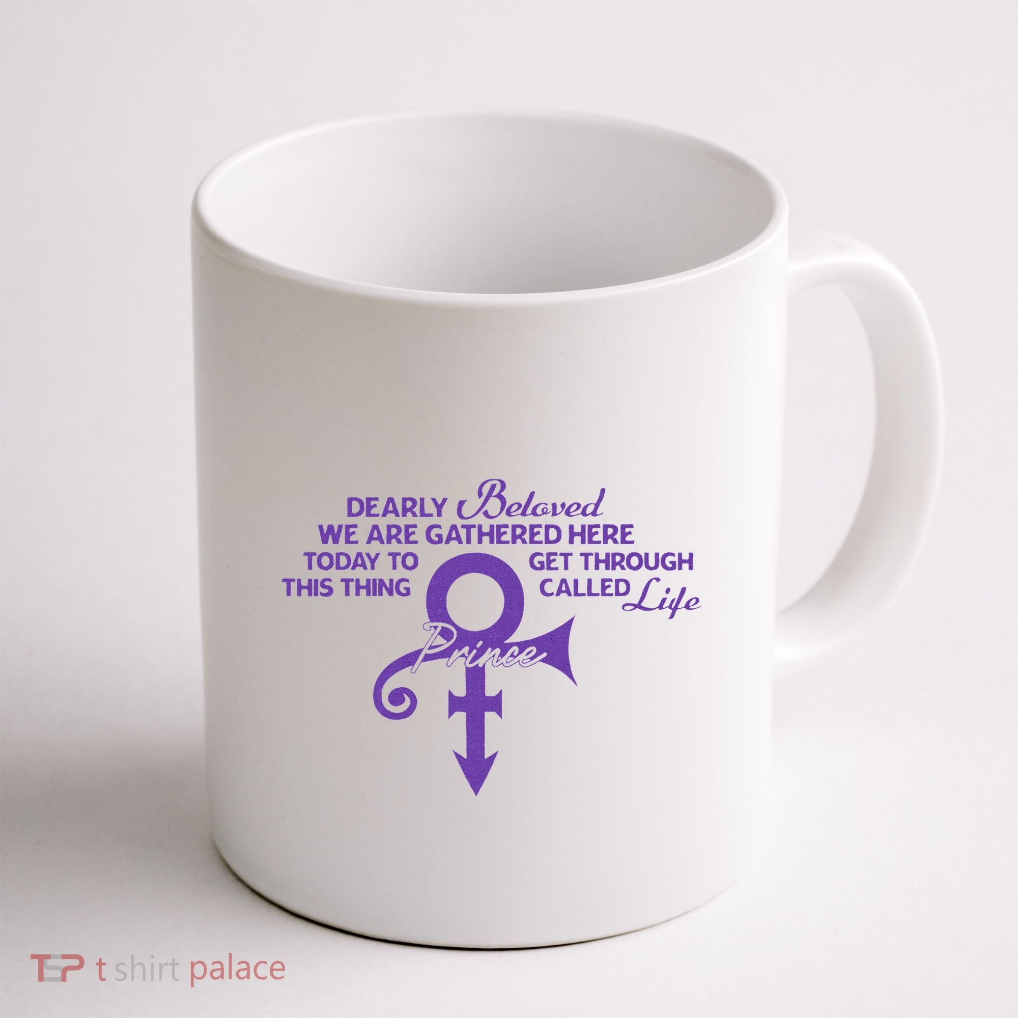 Dearly Beloved We Are Gathered Here Today To Get Through Coffee Mug