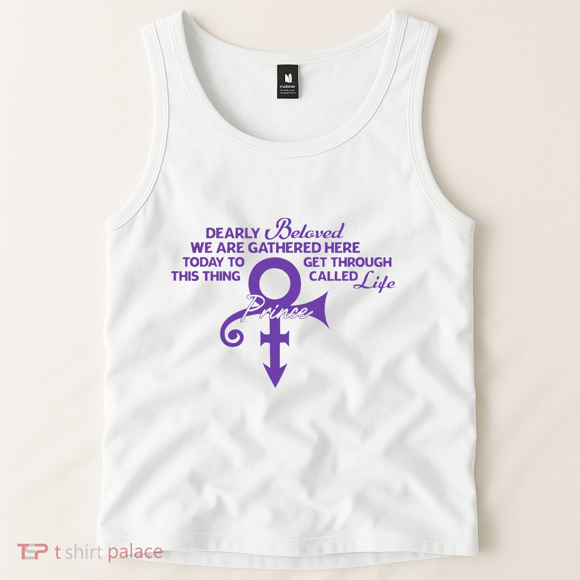 Dearly Beloved We Are Gathered Here Today To Get Through Tank Top