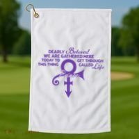 Dearly Beloved We Are Gathered Here Today To Get Through Golf Towel thumb 1