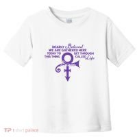 Dearly Beloved We Are Gathered Here Today To Get Through Toddler T-Shirt thumb 0