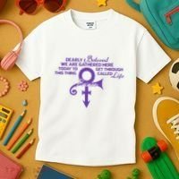 Dearly Beloved We Are Gathered Here Today To Get Through Kids T-Shirt thumb 3
