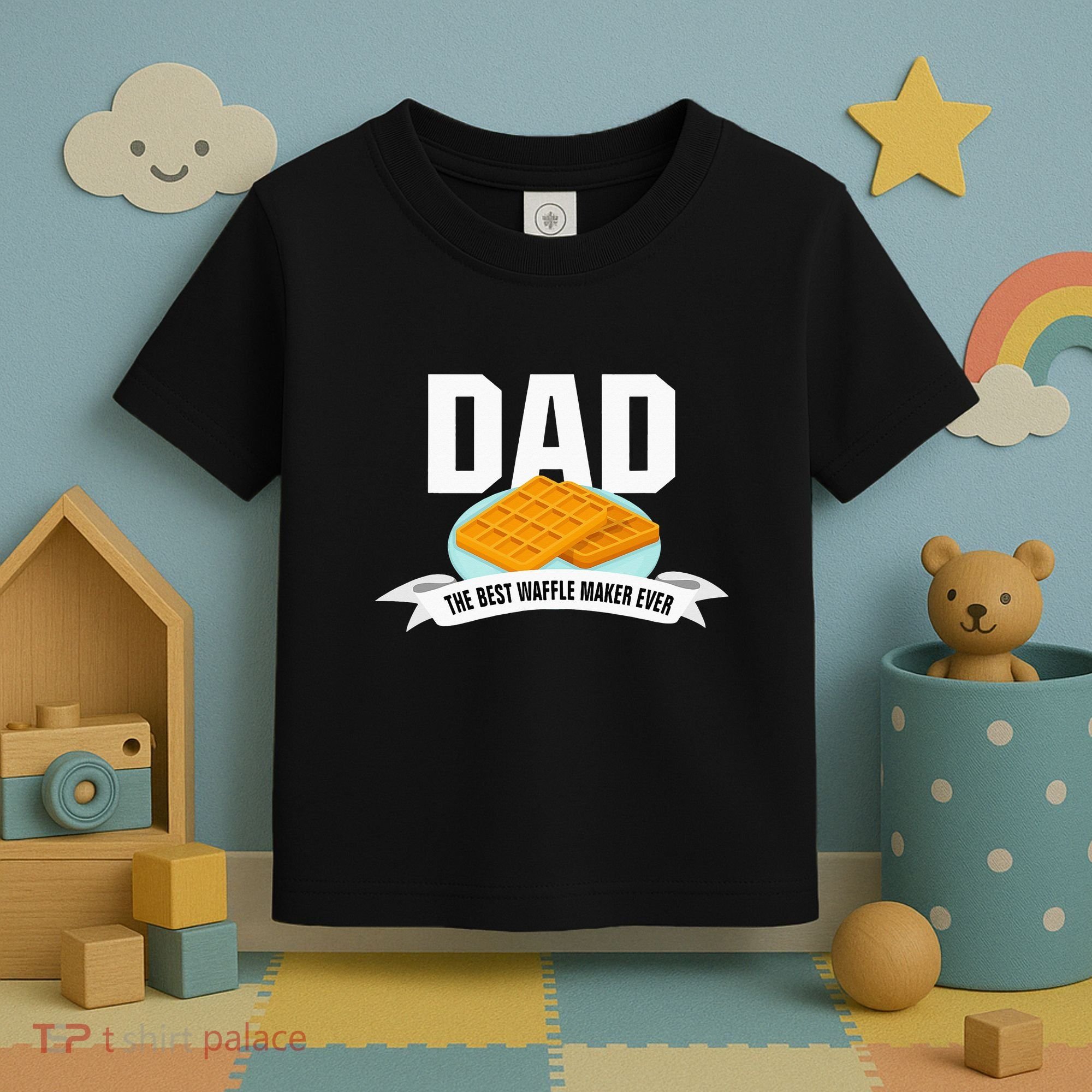 Dad Best Waffle Maker Ever Father's Day Toddler T-Shirt