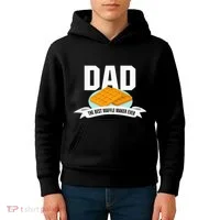 Dad Best Waffle Maker Ever Father's Day Kids Hoodie thumb 4