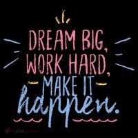 Dream Big Work Hard Make It Happen Quote Coffee Mug thumb 5