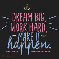 Dream Big Work Hard Make It Happen Quote Hat thumb 2