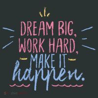 Dream Big Work Hard Make It Happen Quote Tote Bag thumb 4