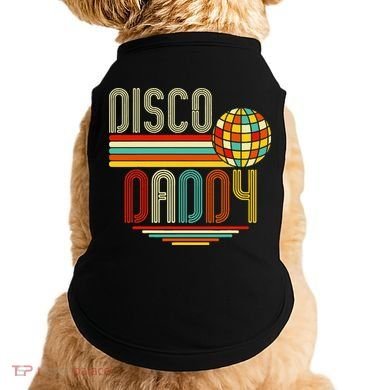 Disco Costume 70s Vintage Disco Daddy Doggie Tank