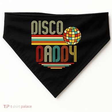 Disco Costume 70s Vintage Disco Daddy USA-Made Doggie Bandana