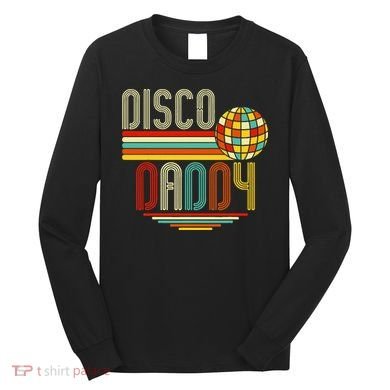 Disco Costume 70s Vintage Disco Daddy Long Sleeve Shirt