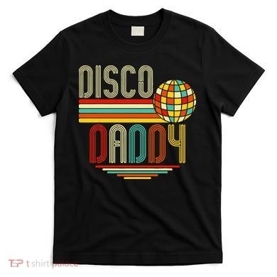 Disco Costume 70s Vintage Disco Daddy T-Shirt