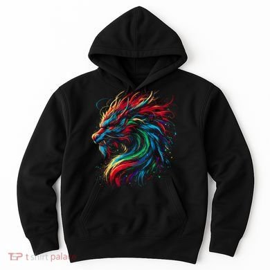Dragon Colorful Animal Art Fantasy Dragon  Hoodie