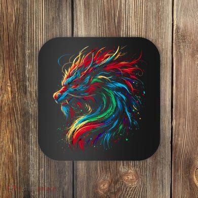 Dragon Colorful Animal Art Fantasy Dragon  Coaster