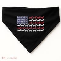 Dachshund Cute American Flag 4th Of July Gif USA-Made Doggie Bandana thumb 0