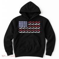 Dachshund Cute American Flag 4th Of July Gif Hoodie thumb 0