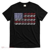 Dachshund Cute American Flag 4th Of July Gif T-Shirt thumb 0