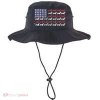 Dachshund Cute American Flag 4th Of July Gif Bucket Hat thumb 0