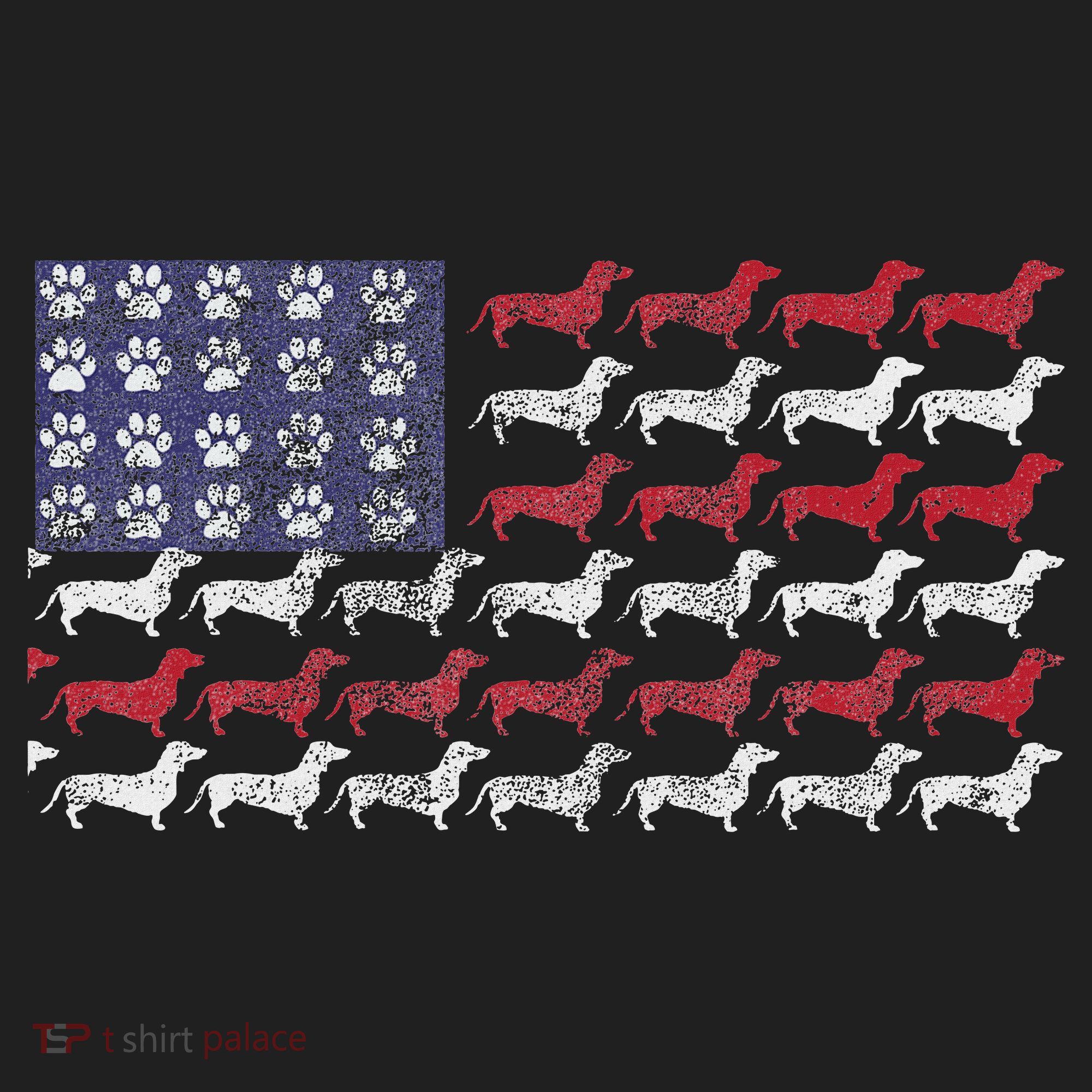 Dachshund Cute American Flag 4th Of July Gif Hat