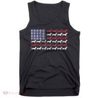 Dachshund Cute American Flag 4th Of July Gif Tank Top thumb 0