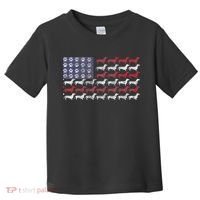 Dachshund Cute American Flag 4th Of July Gif Toddler T-Shirt thumb 0