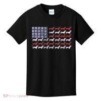 Dachshund Cute American Flag 4th Of July Gif Kids T-Shirt thumb 0