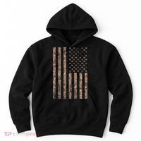 Desert Camo American Flag Military, Tactical Camouflage Usa Hoodie thumb 0