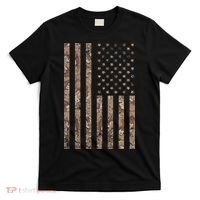 Desert Camo American Flag Military, Tactical Camouflage Usa T-Shirt thumb 0