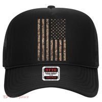 Desert Camo American Flag Military, Tactical Camouflage Usa Hat thumb 0