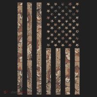 Desert Camo American Flag Military, Tactical Camouflage Usa Hat thumb 2