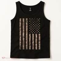 Desert Camo American Flag Military, Tactical Camouflage Usa Tank Top thumb 2