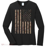Desert Camo American Flag Military, Tactical Camouflage Usa Women's Long Sleeve Shirt thumb 0