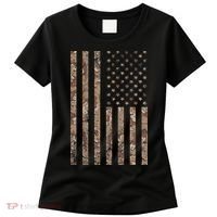 Desert Camo American Flag Military, Tactical Camouflage Usa Women's T-Shirt thumb 0