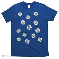 Daisies Chamomile And Marguerites Floral Vintage Daisy Flower Funny Gift T-Shirt thumb 0