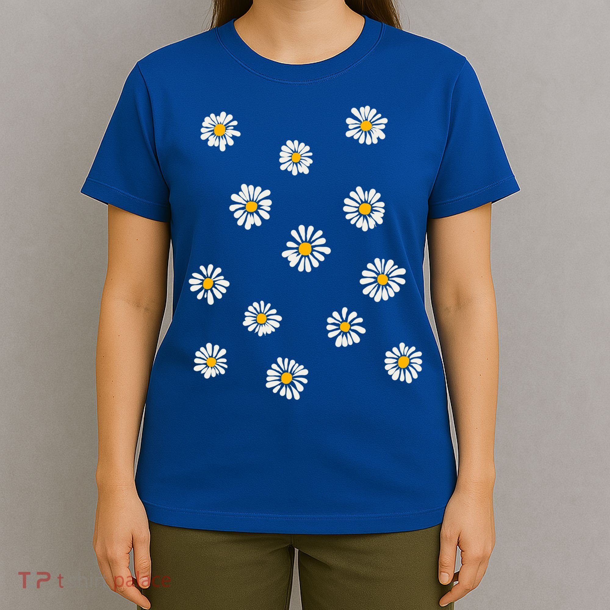 Daisies Chamomile And Marguerites Floral Vintage Daisy Flower Funny Gift T-Shirt