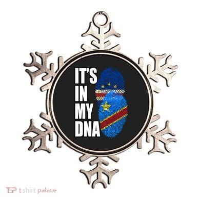 Democratic Congolese And Cabo Verdean Mix Dna Flag Heritage Gift Ornament