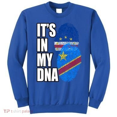 Democratic Congolese And Cabo Verdean Mix Dna Flag Heritage Gift Sweatshirt