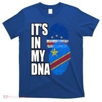 Democratic Congolese And Cabo Verdean Mix Dna Flag Heritage Gift T-Shirt thumb 0